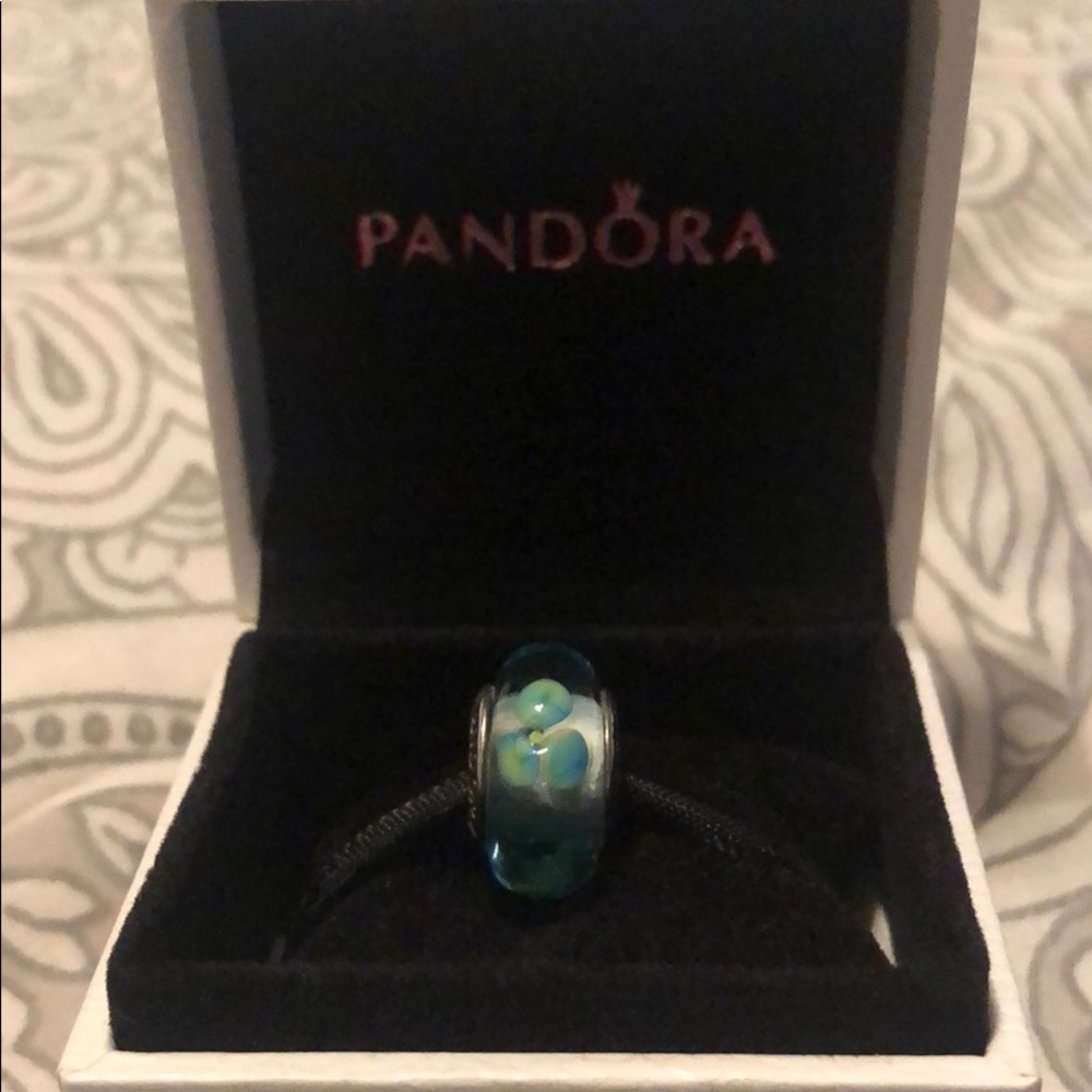 Pandora Murano Glass Flower Charm